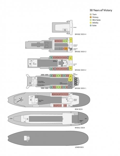 schip deck plattegrond