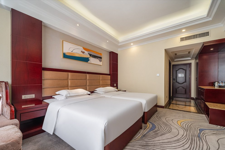 Yangshuo New West Street Hotel - slaapkamer