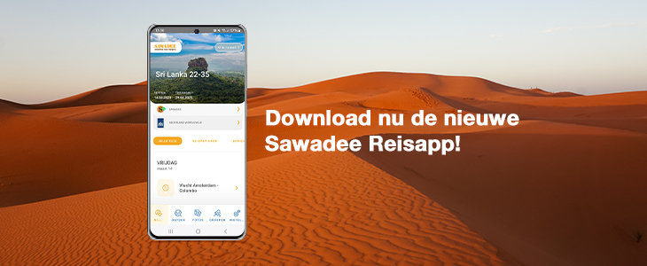 Sawadee lanceert nieuwe app voor reizigers