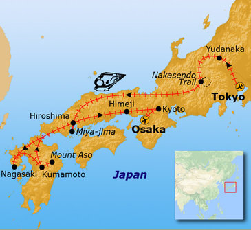 Route Japan, 21 dagen (reizen t/m 1 mei 2024)