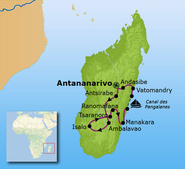 Route Madagascar, 19 dagen