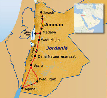 Route 22-35 Jordanië, 11 dagen