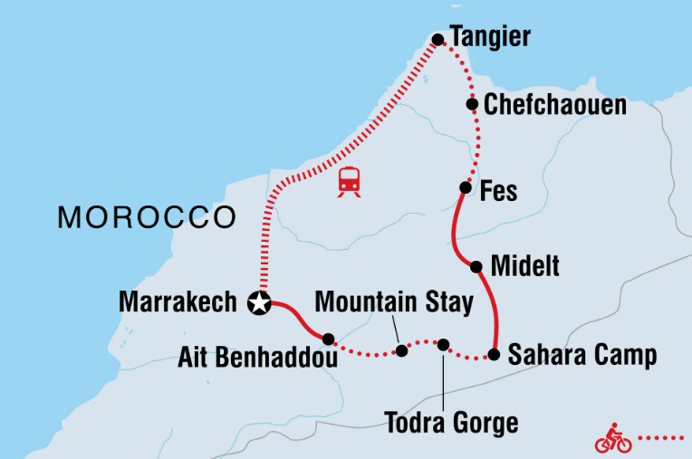 14-daagse Fietsreis Marokko