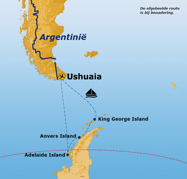 Antarctica Route 2024