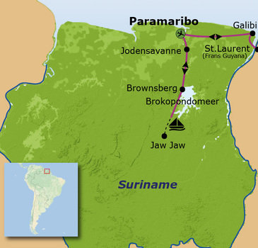 Route Suriname, 20 dagen 
