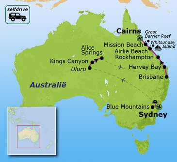 Route Australië Selfdrive, 22 dagen