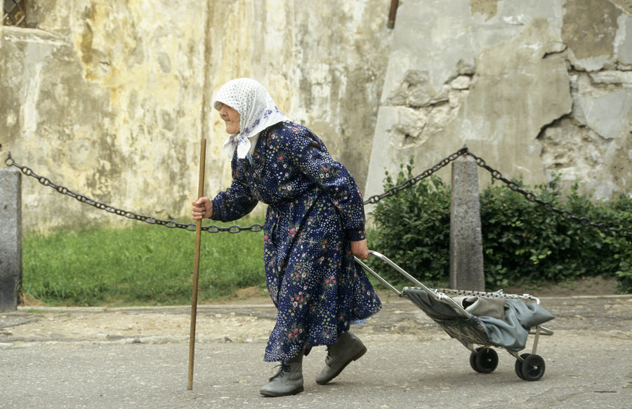 oude mevrouw