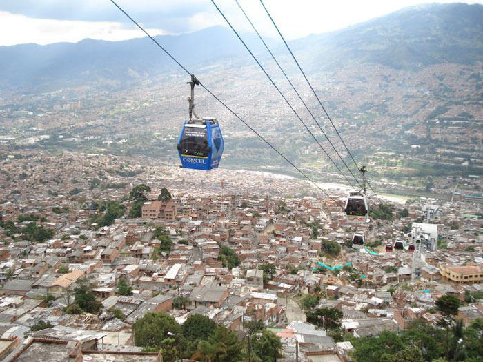 Rondreis Colombia kabelbaan