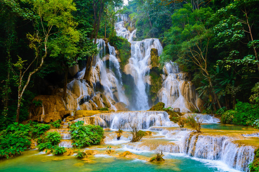 Laos Kuang Si Falls