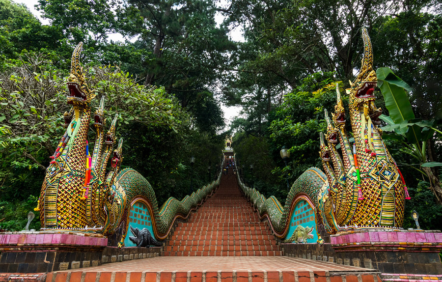 Slangentrap Chiang Mai