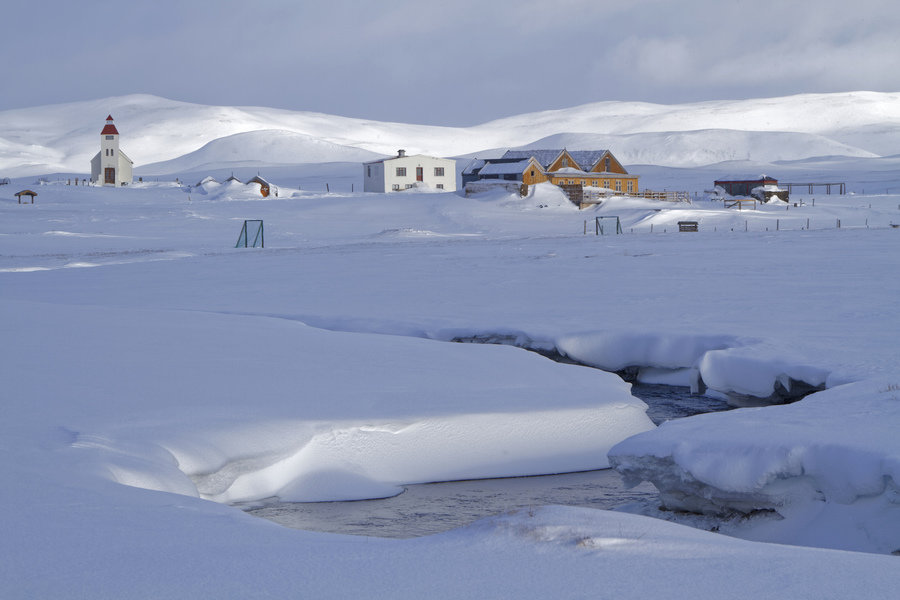 Möðrudalur farm winter