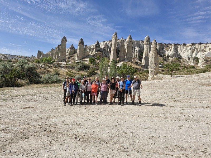 Wandelvakantie Turkije Cappadocië groepsfoto