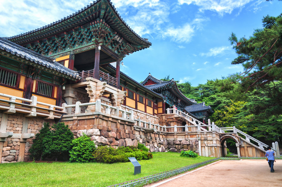 Bulguksa Temple, Gyeongju, Zuid-Korea