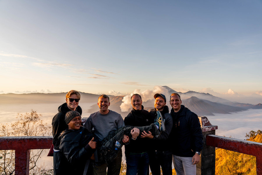 Groepsfoto Bromo 2