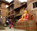 Rondreis Nepal Swayambunath stupa