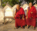 Rondreis Nepal Bij Swayambunath Stupa