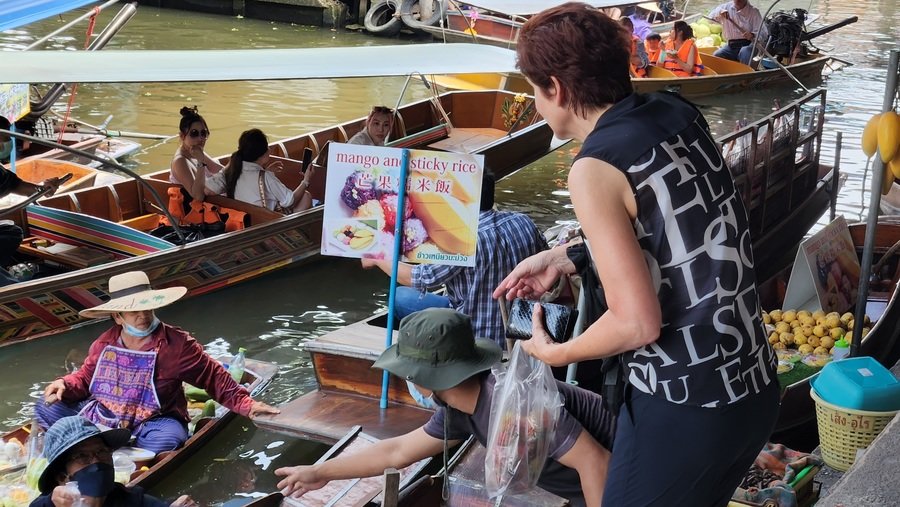 Familiereis Thailand Drijvende markt