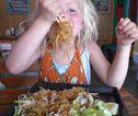Met stokjes eten