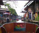 Drijvende markt Thailand
