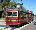 Tram in het centrum van Melbourne