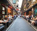 Op het terras in Melbourne