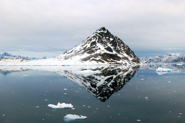 Bergpiek Spitsbergen