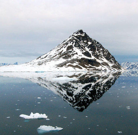 Bergpiek Spitsbergen