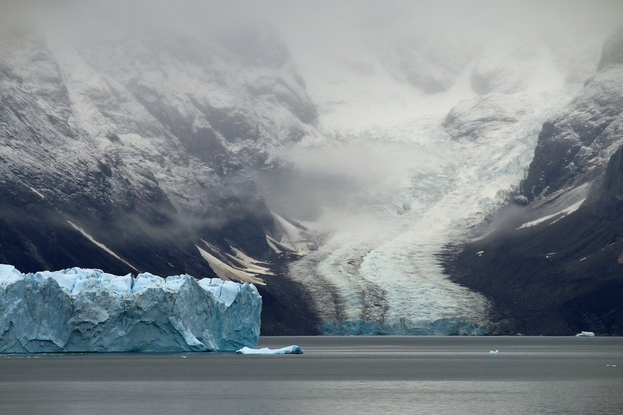 ijsbergen en glacier