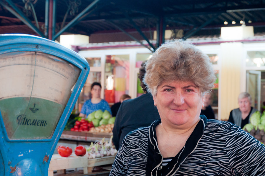Lady at the market