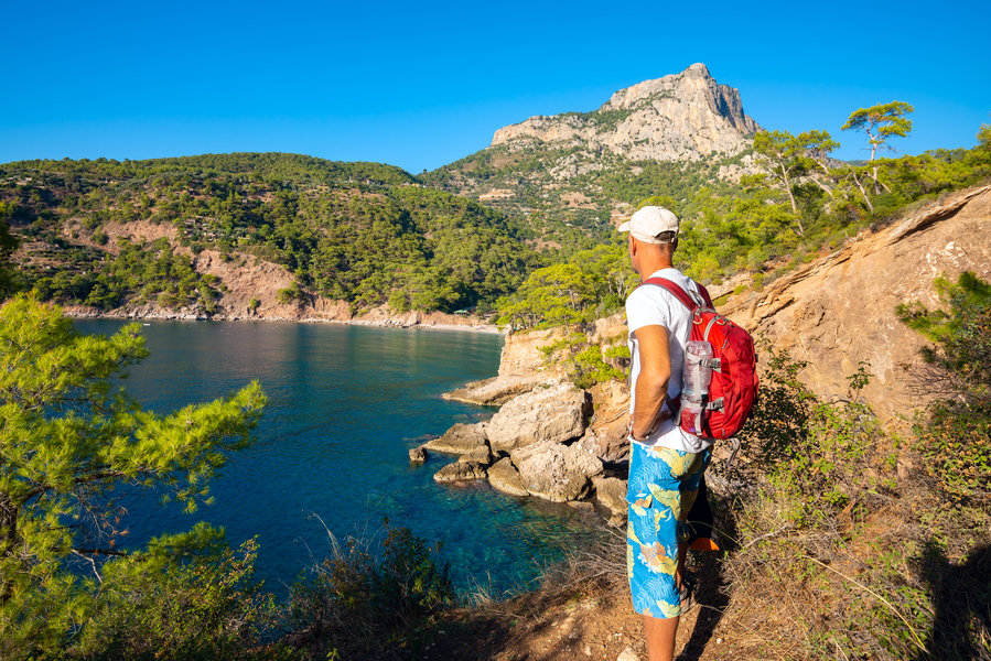 De lycische route bij Fethiye
