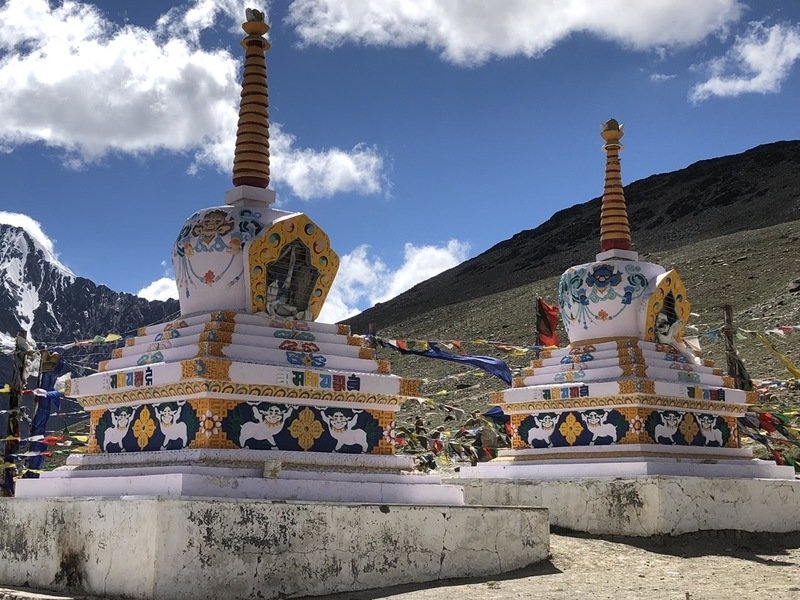 stupa bij Kunzum pass