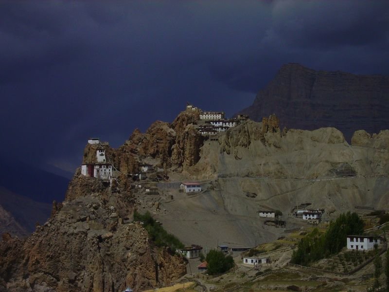 dhankar klooster, spiti vallei