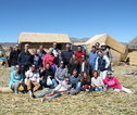 Rondreis Peru groepsfoto Titicaca