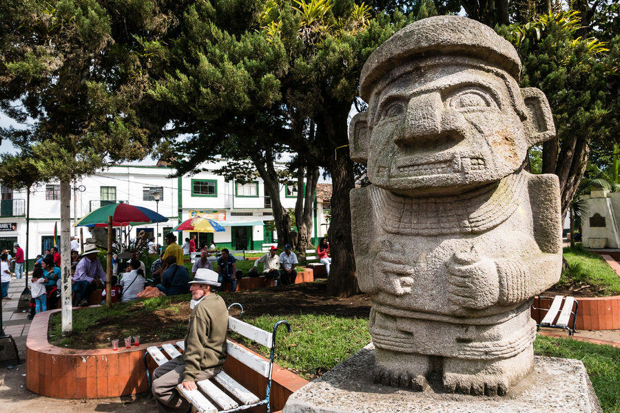 Rondreis Colombia San Agustin plein