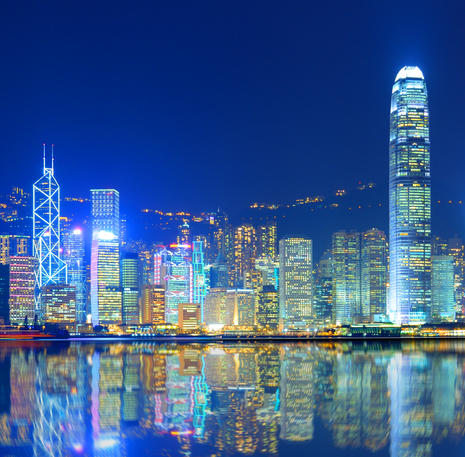 Rondreis China Hong Kong skyline
