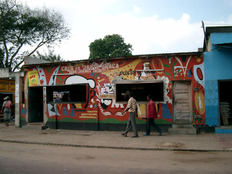 Straatbeeld Mozambique