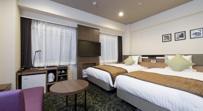 Hotel MyStays Gotanda Station slaapkamer