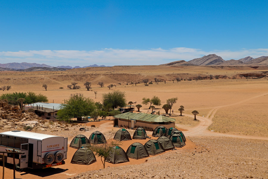 Namibië - Boesman campsite