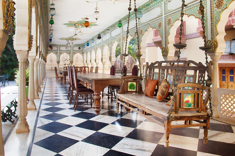 Jagat Palace hotel terras