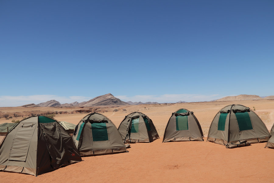 Namibië - Boesman campsite