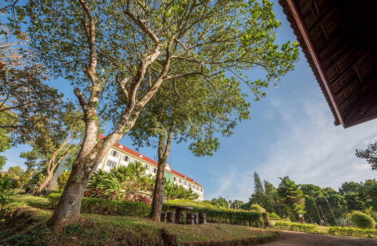 Mondulkiri hotel - buitenkant