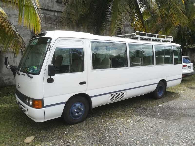 Bus Guatemala - buitenkant