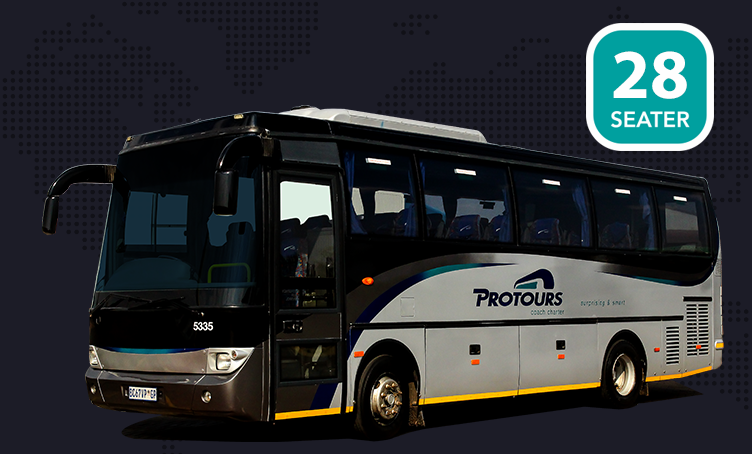 vervoer Zuid-Afrika 28-seater 