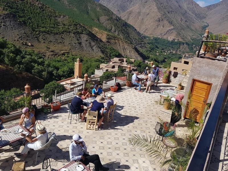 Les Jardins du Toubkal terras
