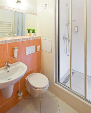 Hotel Flora Badkamer