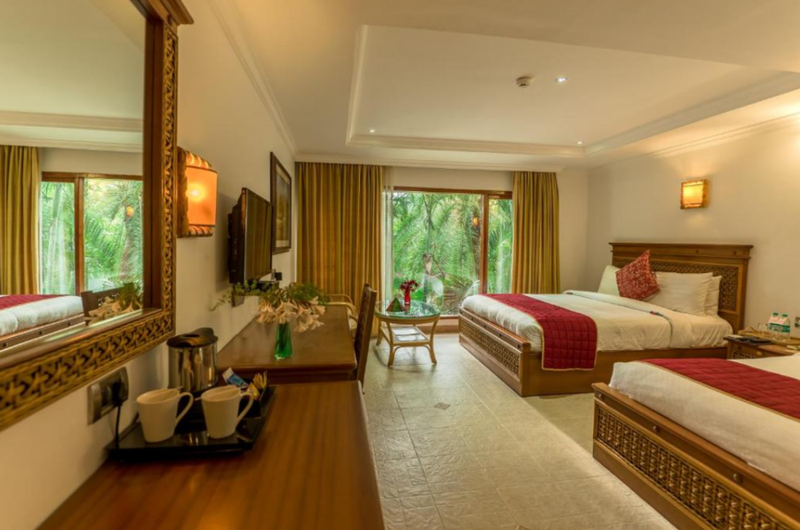Chariot Beach Resort India slaapkamer