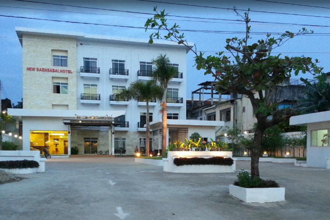 New Saen Sabai Hotel Laos buitenkant