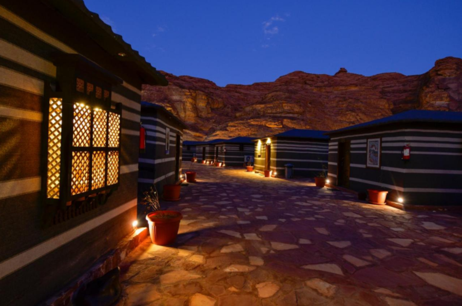 Sahary Alula Resort Saoedi-Arabië buitenkant tent