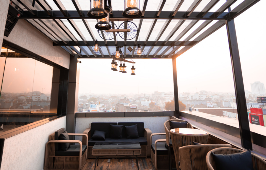 Hotel Kashi Pride India dakterras