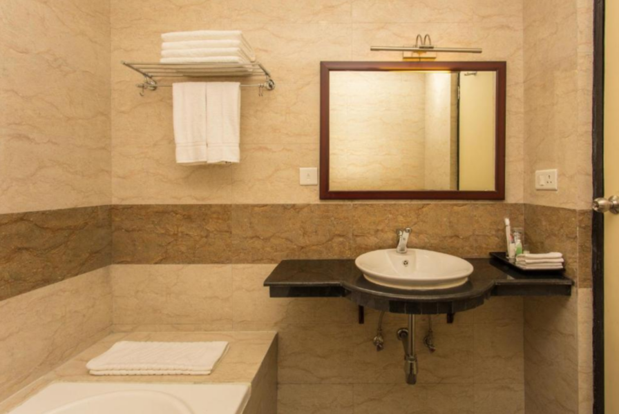 Tuki Resort India badkamer